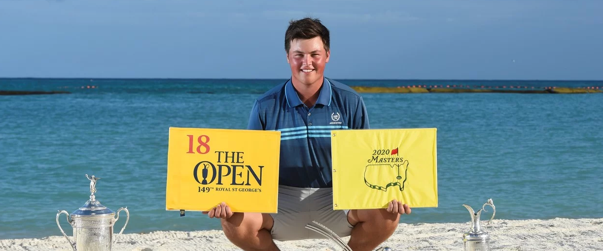 Campeón en México Abel Gallegos, el pibe que cambió los guantes de arquero por los de golf y jugará el Masters de Augusta y el Open Británico