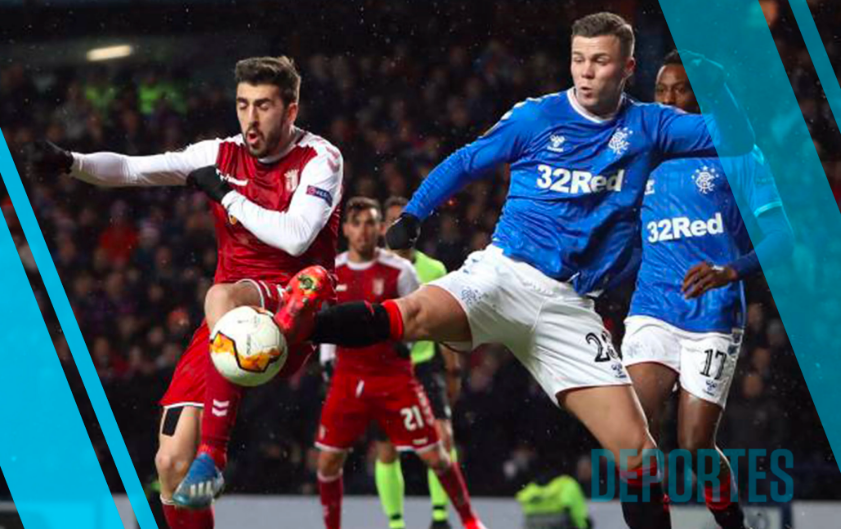 Sporting Braga vs Rangers, partido de Europa League en día de Champions