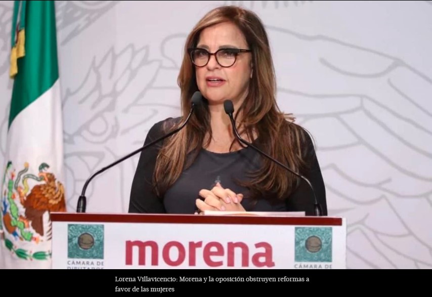 Lorena Villavicencio: Morena y la oposición obstruyen reformas a favor de las mujeres