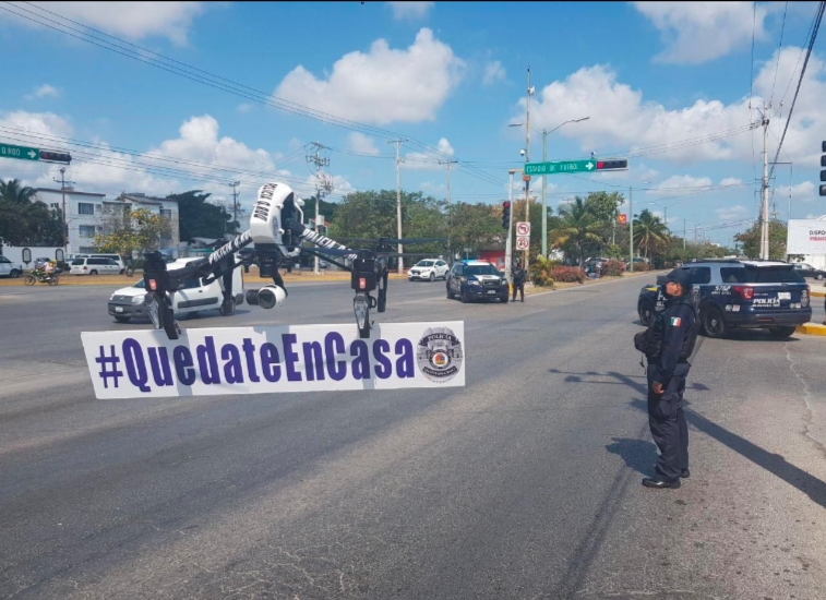 VIDEO: Gente pudiente de Cancún, no respeta cuarentena, policía actúa