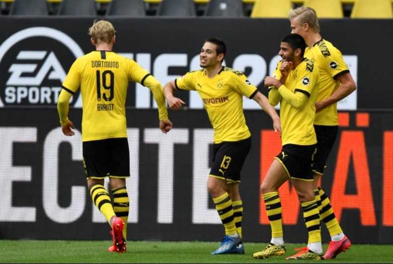 Bundesliga: Dortmund golea al Schalke en el regreso de la liga (VIdeo)