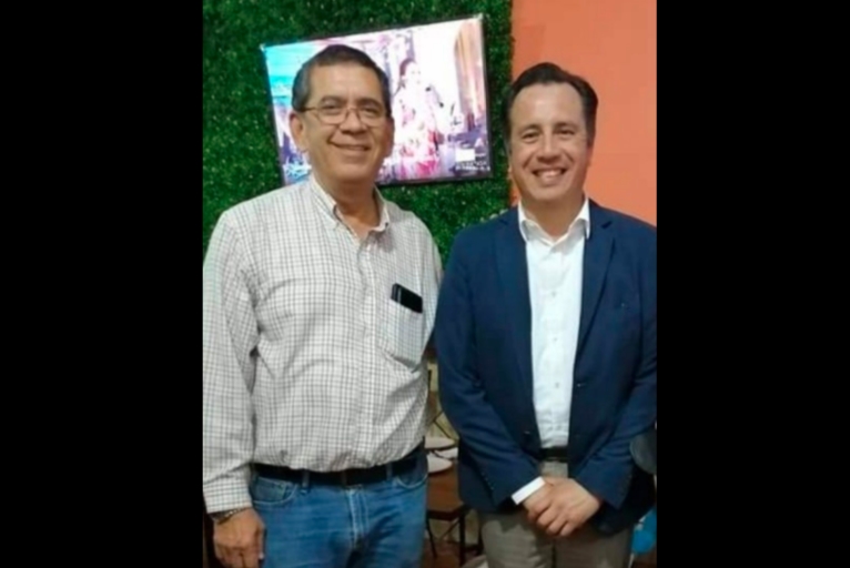 Publican foto de Cuitláhuac García con líder del CJNG, asesinado en Tierra Blanca