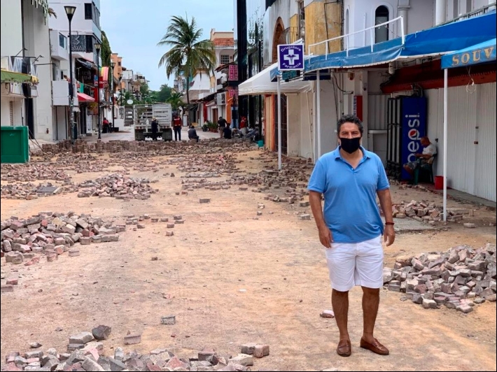 Ambientalistas se desmarcan de obras de Laura Beristain en Playa del Carmen