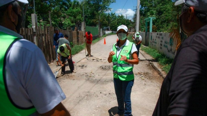 Gobierno de Laura Fernández bachea vialidades de Leona Vicario