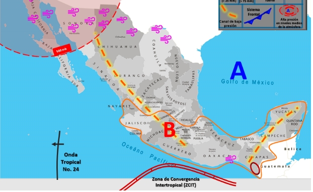 Clima hoy para Cancún y Quintana Roo 4 de agosto de 2020