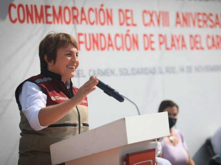 Conmemoran Laura Beristain, 118 Aniversario de Playa del Carmen, cabecera de Solidaridad