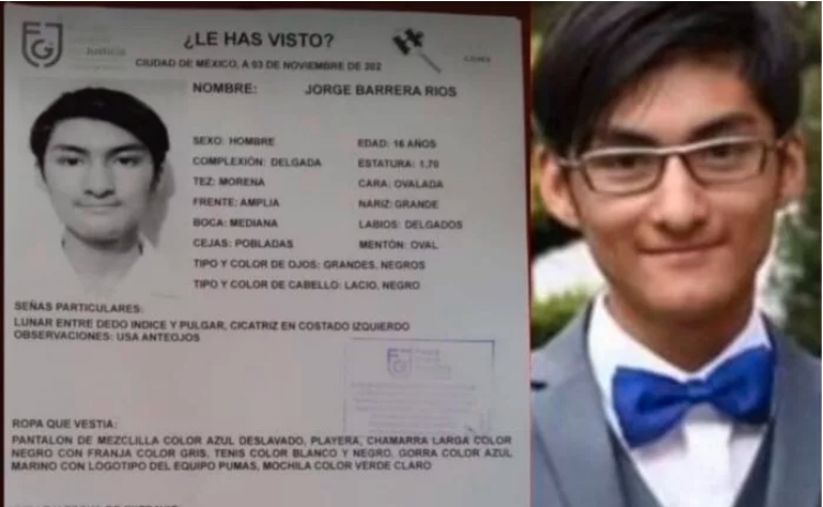 ESTUDIANTE DE PREPA 5 DESAPARECE TRAS BROMA DE COMPAÑEROS