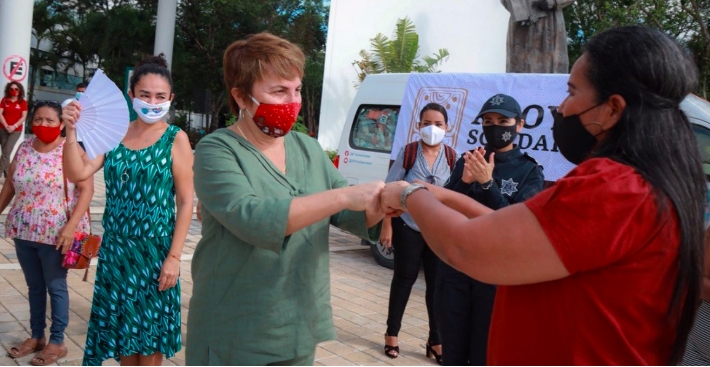 Envió Gobierno de Laura Beristain ayuda humanitaria a damnificados de Tabasco