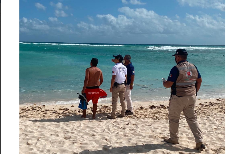 Riviera Maya: turista inglés desaparece en el mar frente a Playa Aventuras