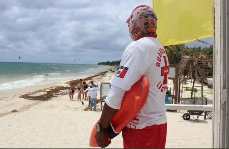 Playa del Carmen: Amplían horario de vigilancia de playas para Semana Santa