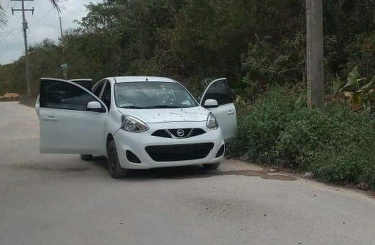 OTRA VEZ DISPAROS EN BONFIL: Reportan balazos en zona conurbada de Cancún y encuentran auto abandonado