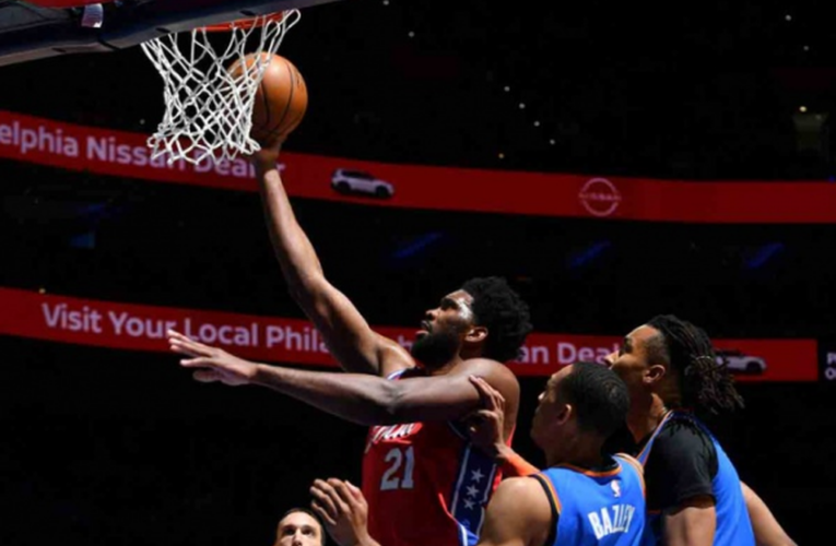 Sixers y sus estrellas arrollan al Thunder