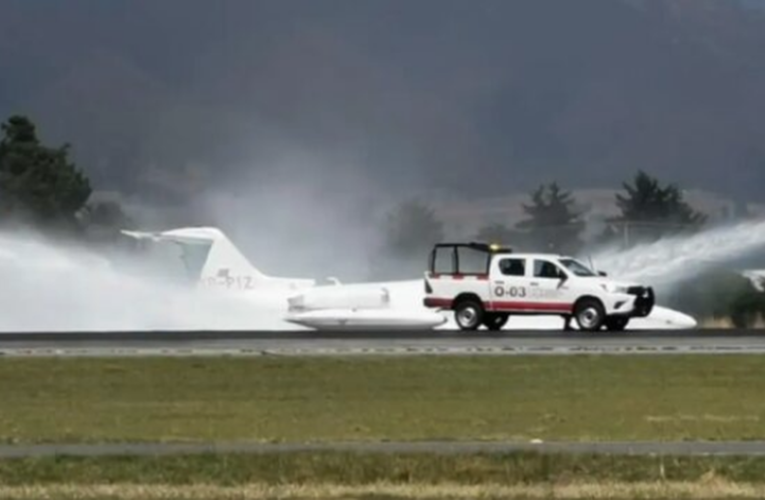 Cierran pista del aeropuerto de Toluca por aterrizaje de emergencia de jet privado que salió de Cancún