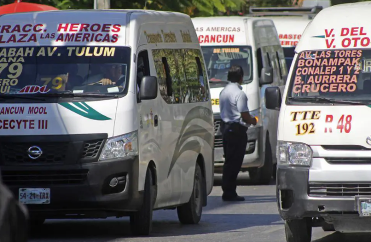 Cancún: Continúan sanciones por no respetar el aforo en transporte público