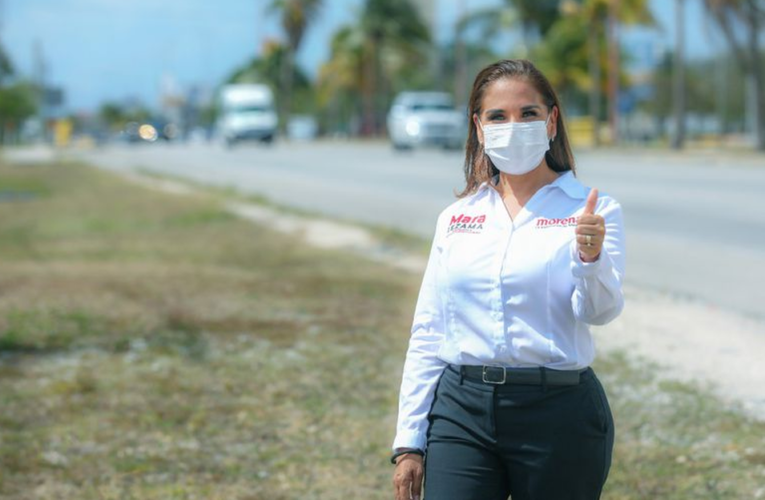 Boulevard Colosio de Cancún será de concreto hidraúlico: Mara Lezama