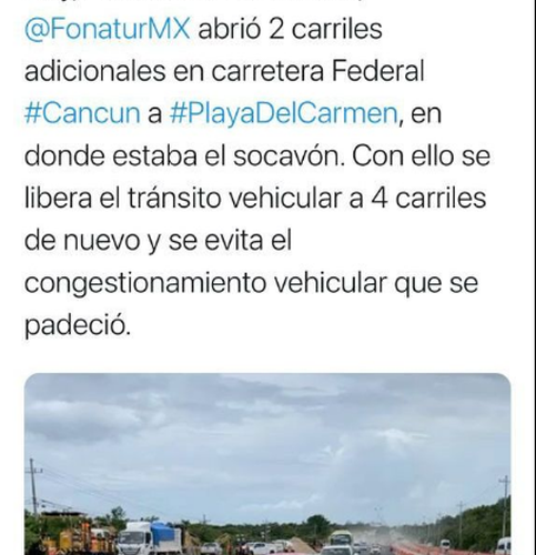 Abren vías alternas para circular en el tramo del socavón