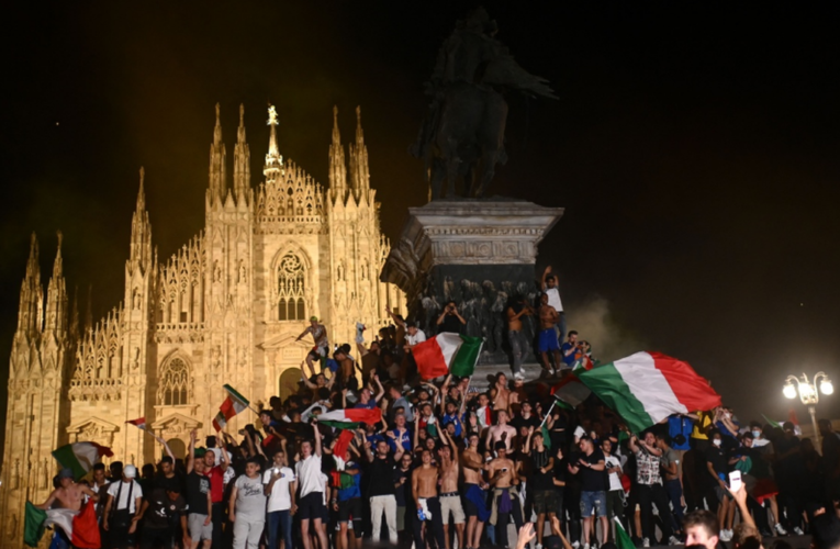 Un muerto y varios heridos en celebraciones de la Eurocopa en Italia