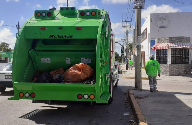 Zonas y horarios de recolección de basura en Benito Juárez