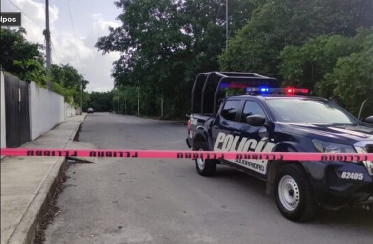 Policías de Cancún disparan contra presunto ladrón armado