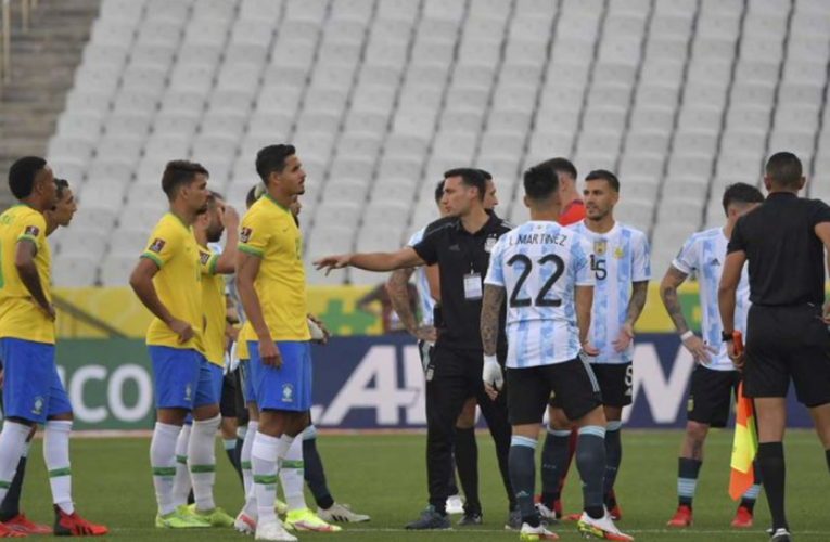 ¿Por qué fue suspendido el Brasil-Argentina?