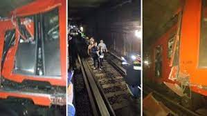 Al menos un muerto y 59 heridos en un choque de trenes en el metro de Ciudad de México