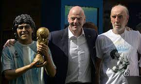 Infantino propone un ‘día de Maradona’ en cada Mundial