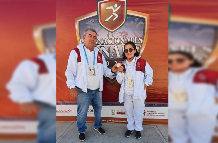 Natalia Pérez conquista oro en el lanzamiento de jabalina en Paranacionales Conade 2022