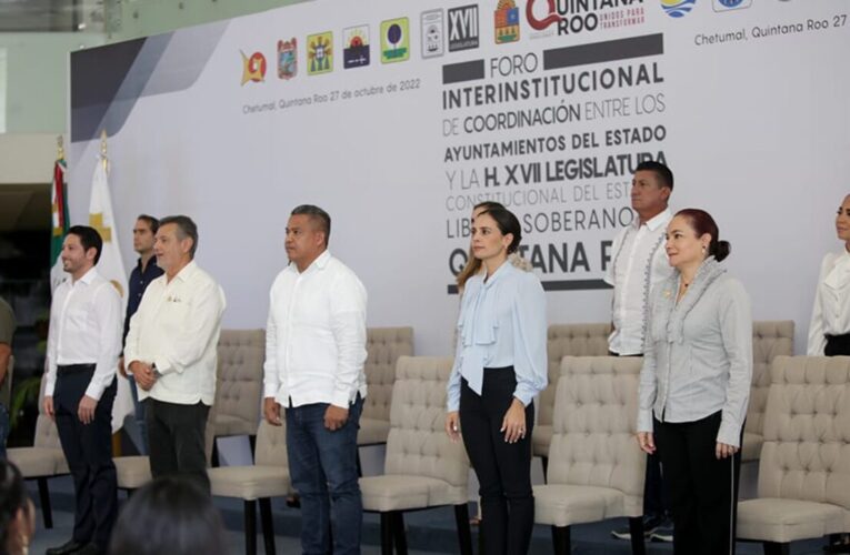 Acude Alcaldesa de Cozumel a encuentro para ayudar a conformar Plan Estatal de Gobierno