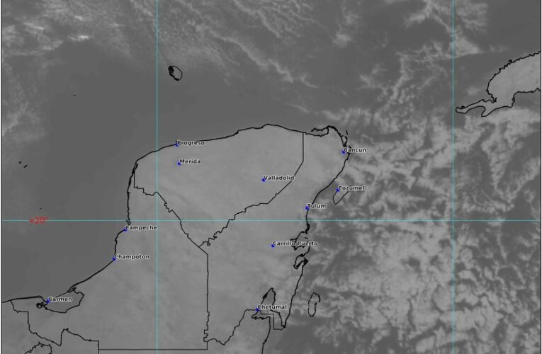 Día cálido y sin lluvia en Quintana Roo