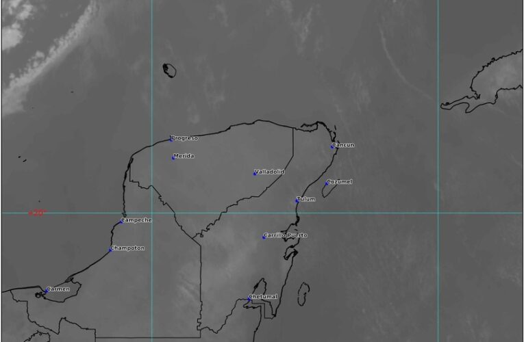 El Frente Frío 27 se desplazará sobre la Península de Yucatán