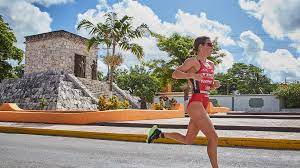 En Cozumel, turistas de cruceros organizaron una carrera de 5 km