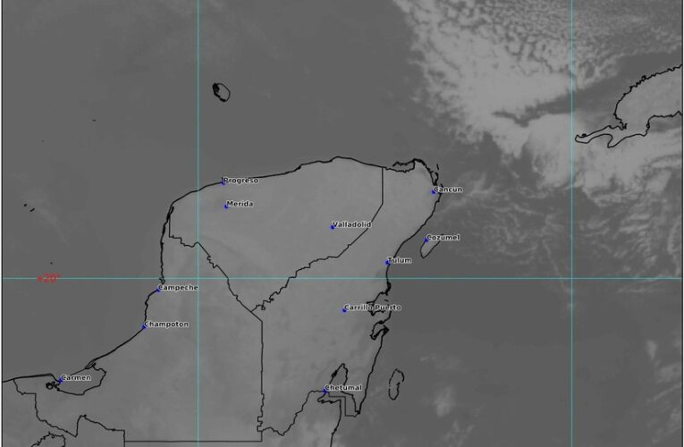 Para hoy, probabilidad de lluvias aisladas en Quintana Roo