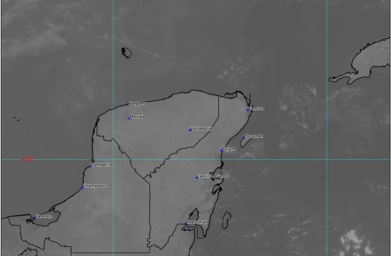 Día caluroso con lluvias aisladas en Quintana Roo