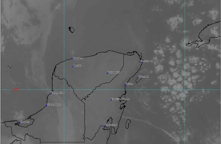 Pronostican para  Quintana Roo, día caluroso y lluvias probables