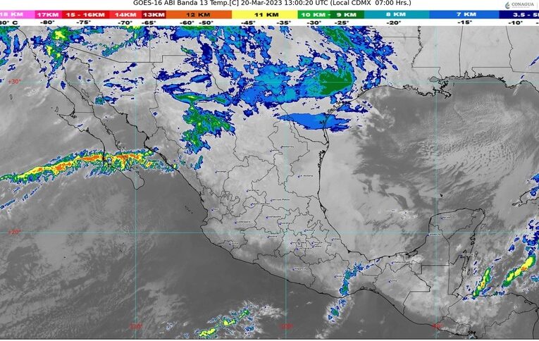 Prevén caída de aguanieve en algunos puntos del norte del país