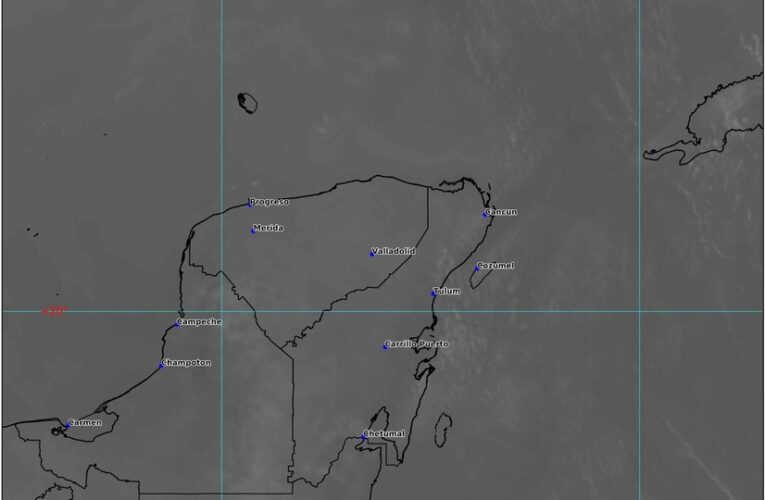 Prevén cielo medio nublado con lluvias aisladas, para Quintana Roo