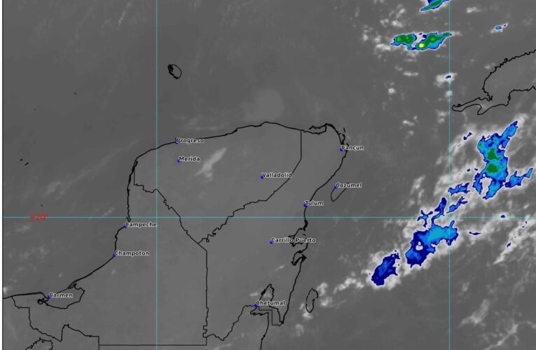 Lluvias puntuales fuertes en Quintana Roo