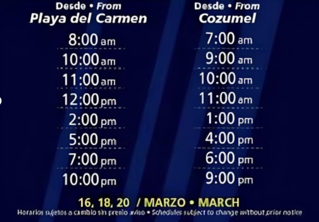 ¿Cuánto cuesta el ferry a Cozumel? Horarios y el precio para cruzar con auto