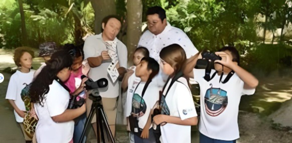 La Fundación de Parques y Museos se Prepara para el Festival de Aves e Involucra al Grupo “Jóvenes por la Conservación”