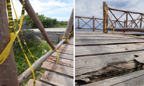 Miradores de Cozumel, en ruinas en menos de un año de inauguración