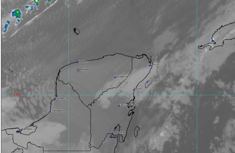 Frente Frío Número 34 afectará a la Península de Yucatán