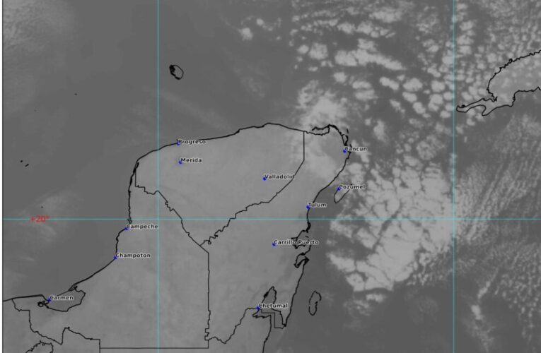 Pronostican día cálido y sin lluvia, en la Península de Yucatán