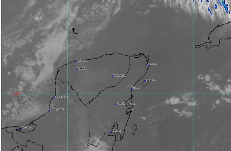 LLUVIAS Y VIENTOS FUERTES AFECTARÁN LA PENÍNSULA DE YUCATÁN