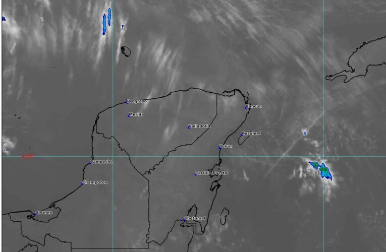 Pronostican cielo nublado con posibles lluvias aisladas para Quintana Roo