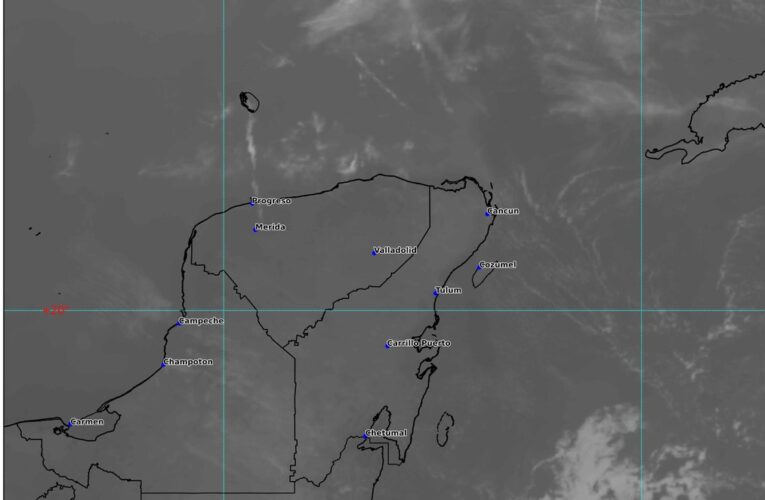 Pronostican cielo medio nublado con lluvias aisladas en Quintana Roo