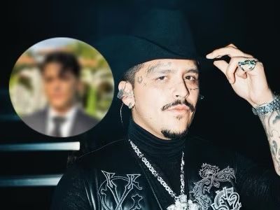 Christian Nodal comparte fotos sin tatuajes en el rostro; fans agradecen a Cazzu por transformarlo