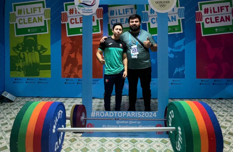 Finaliza Víctor Güémez en el sitio 14 del ranking olímpico de halterofilia, tras su participación en el IWF 2024 World Cup