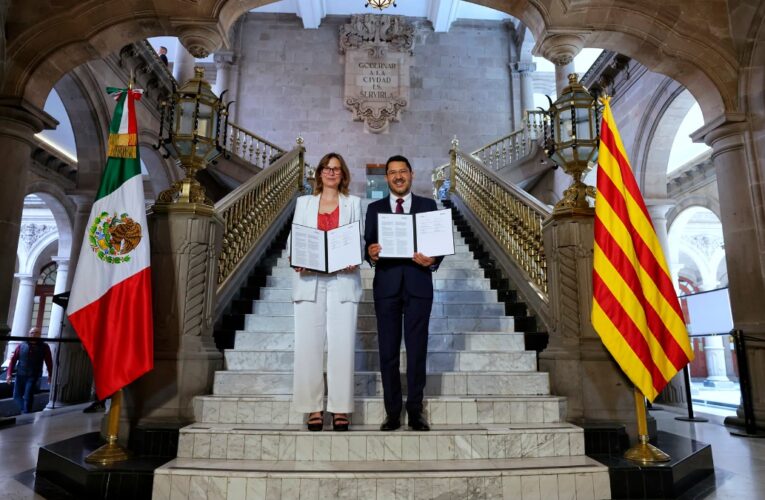 Ciudad de México y Cataluña fortalecen cooperación para enfrentar retos en común