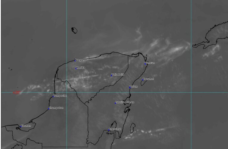 Pronostican un día sin lluvias en la Península de Yucatán