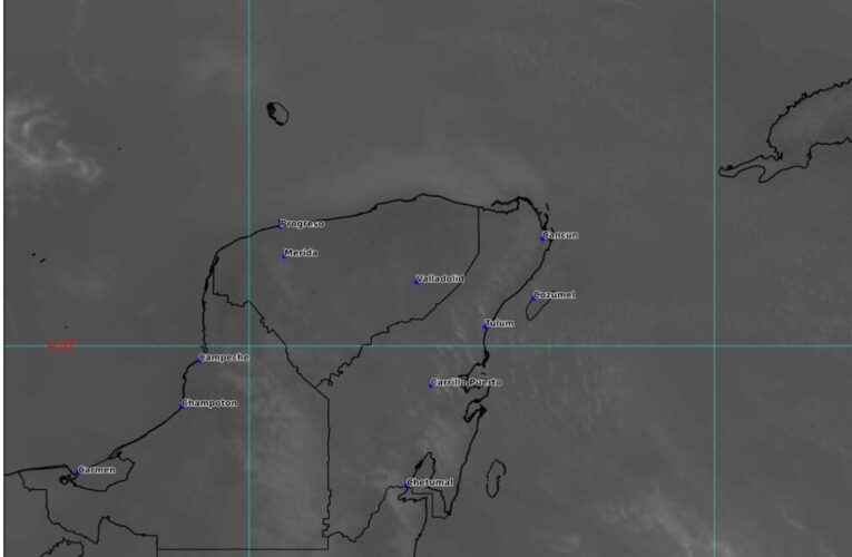 PRONOSTICAN LLUVIAS AISLADAS EN LA PENÍNSULA DE YUCATÁN